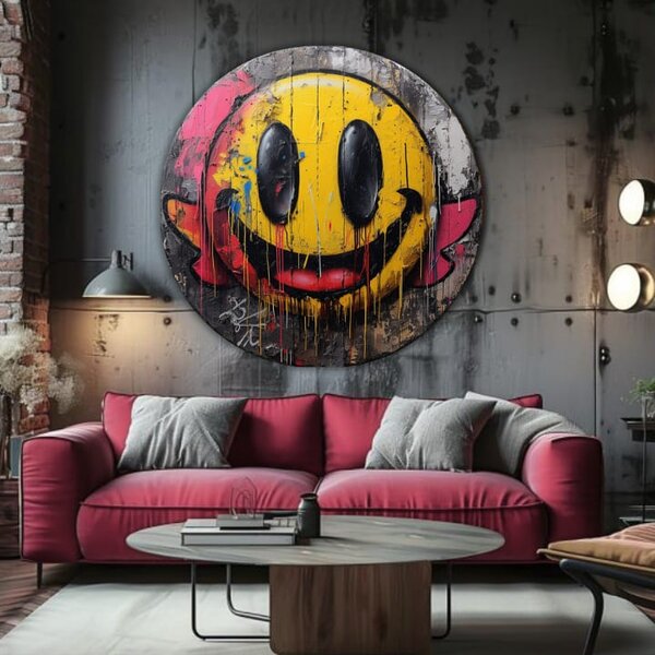 Picturi rotunde cu acrilic Colours of Joy - 60 cm