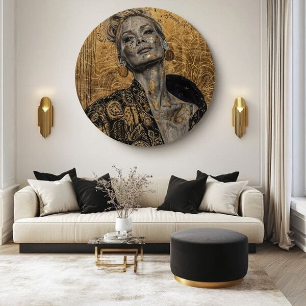 Picturi rotunde cu acrilic Royal View - 60 cm