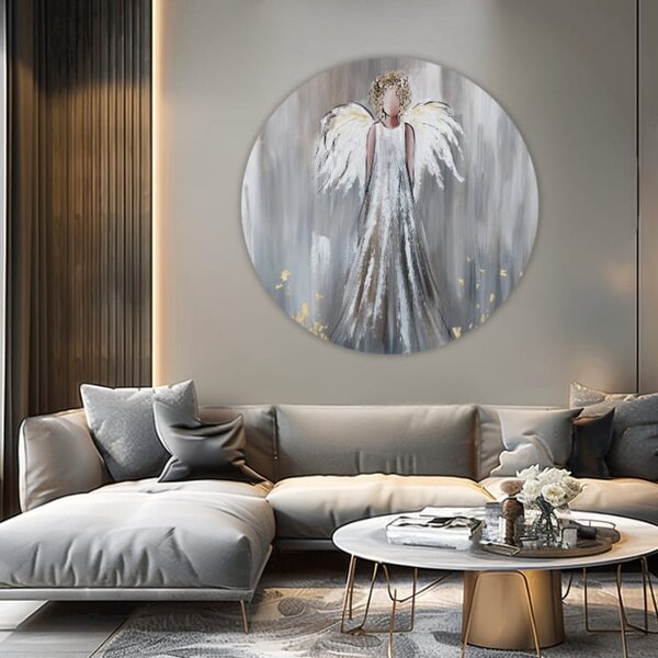 Picturi rotunde cu acrilic Tender Guardian - 60 cm