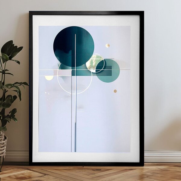 Poster de perete cu efect EXTRA - Golden Balance - 40x60 cm