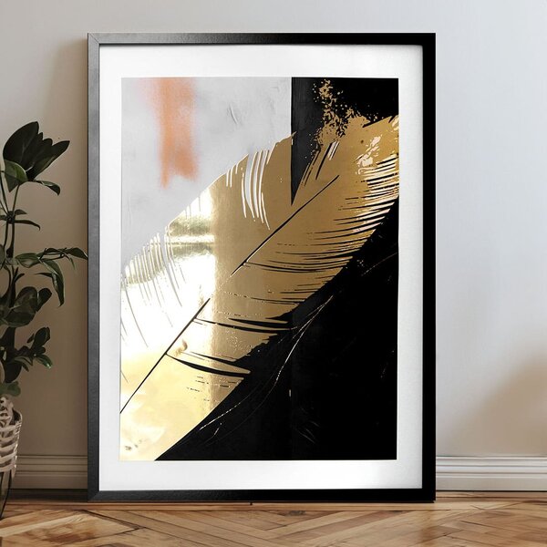 Poster de perete cu efect EXTRA - Aurora Plume - 40x60 cm