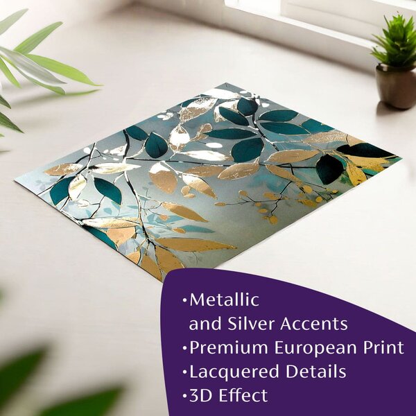 Poster de perete cu efect EXTRA - Nordic Flora - 40x60 cm