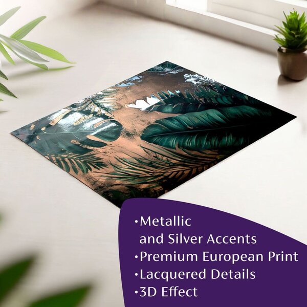 Poster de perete cu efect EXTRA - Midnight Jungle - 40x60 cm