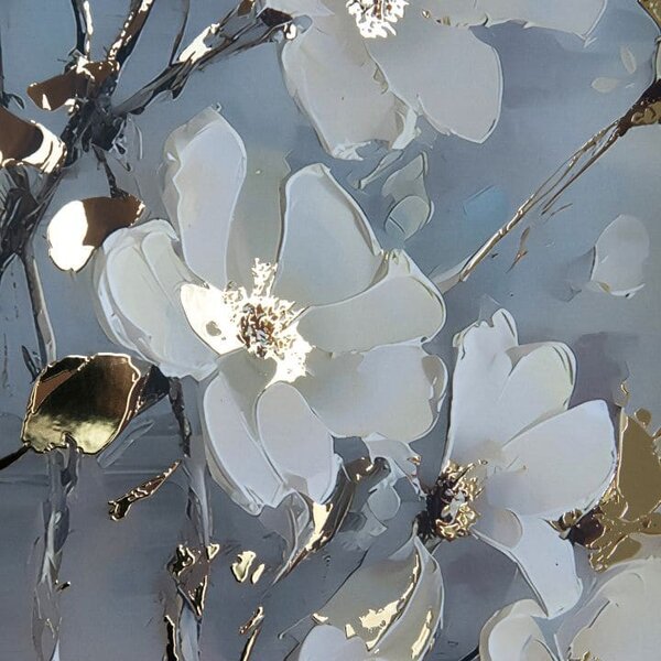 Poster de perete cu efect EXTRA - Nordic Bloom - 40x60 cm