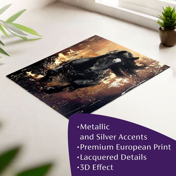 Poster de perete cu efect EXTRA - Valkyrie's Ride - 40x60 cm