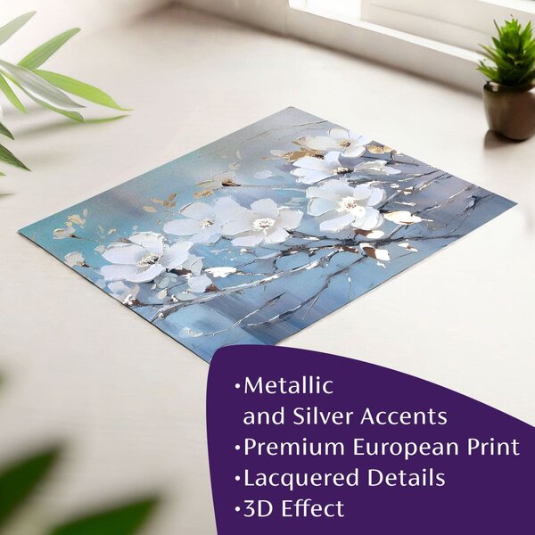 Poster de perete cu efect EXTRA - Nordic Bloom - 40x60 cm
