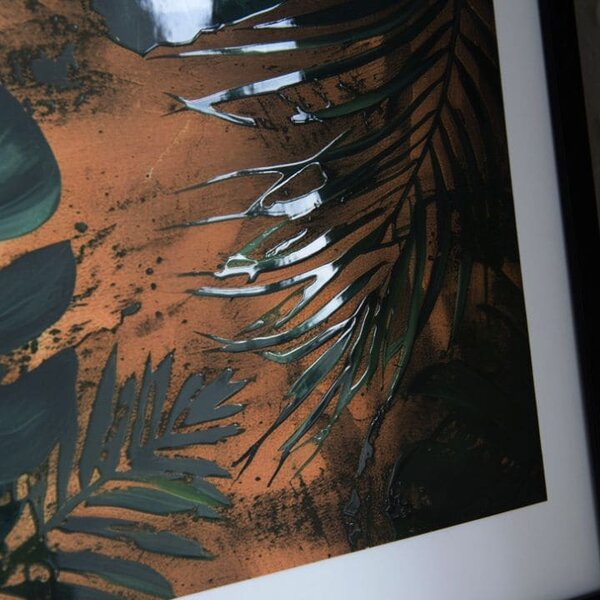 Poster de perete cu efect EXTRA - Midnight Jungle - 40x60 cm