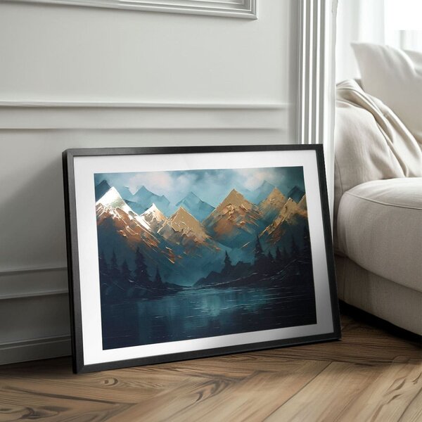 Poster de perete cu efect EXTRA - Mountain Majesty - 40x60 cm
