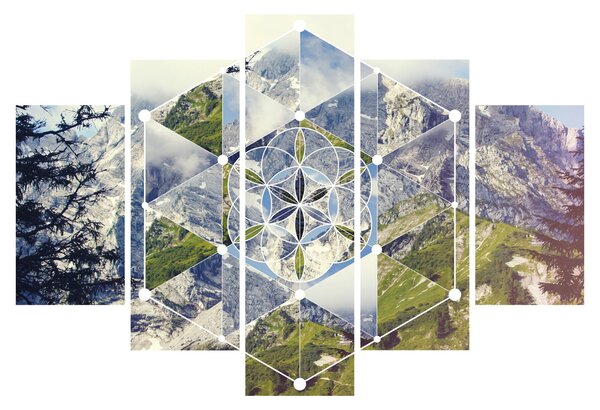 Tablou - Model geometric (150x105 cm)
