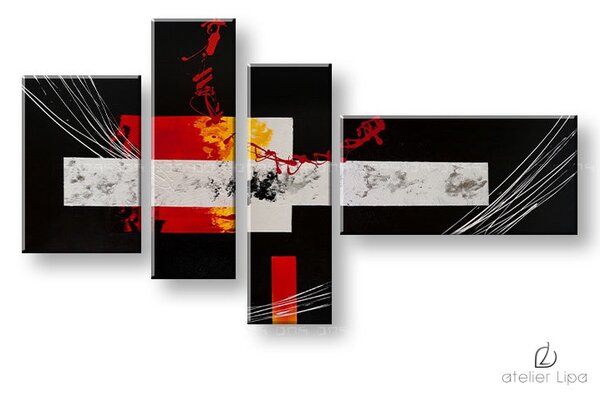 Reproducere pe pânză ABSTRACT - 115x60 cm