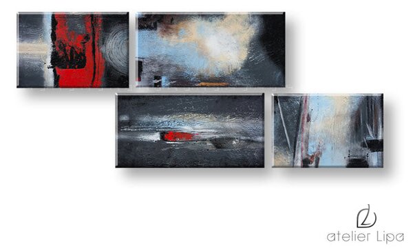 Reproducere pe pânză ABSTRACT - 140x60 cm
