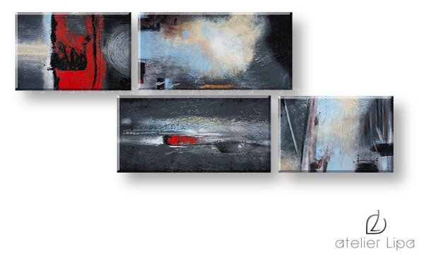 Reproducere pe pânză ABSTRACT - 140x60 cm