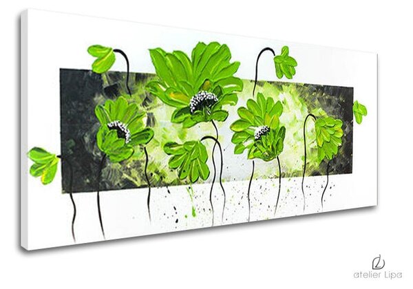 Reproducere pe pânză FLORI - 70x30 cm