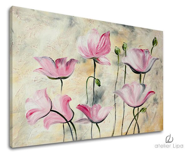 Reproducere pe pânză FLORI - 65x50 cm