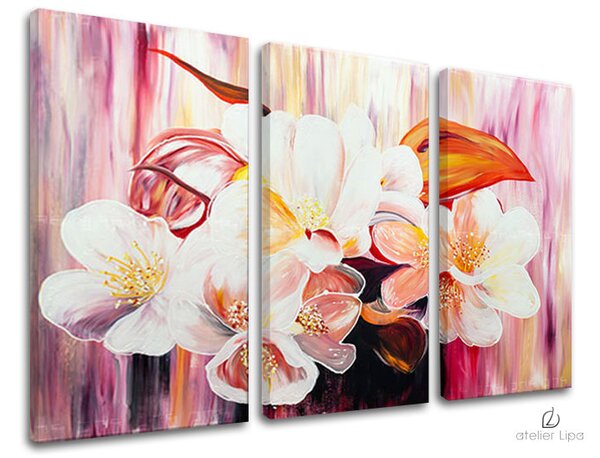 Reproducere pe pânză FLORI - 75x50 cm