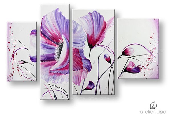Reproducere pe pânză FLORI - 125x90 cm