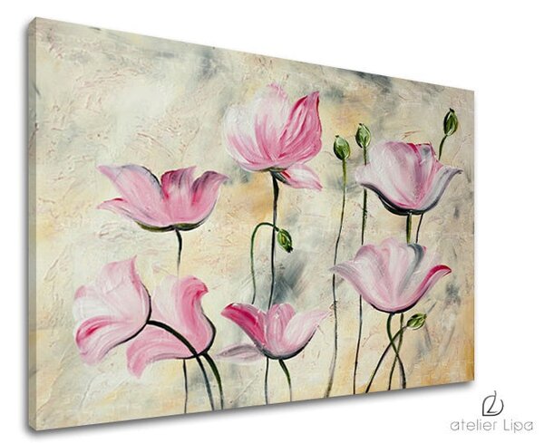 Reproducere pe pânză FLORI - 65x50 cm