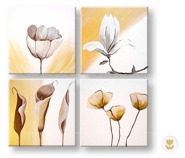 Reproducere pe pânză FLORI - 50x50 cm