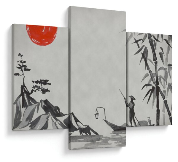 Tablou - Munții Fuji (90x60 cm)