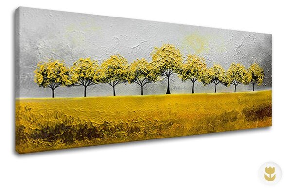Reproducere pe pânză COPACI - 95x40 cm