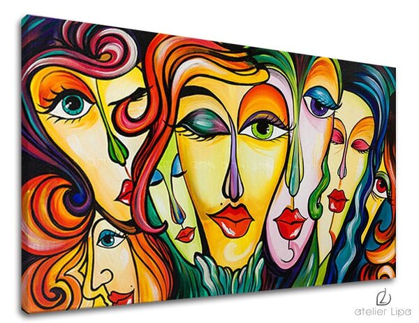 Reproducere pe pânză WOMEN - 65x40 cm
