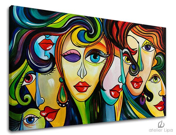 Reproducere pe pânză WOMEN - 60x40 cm
