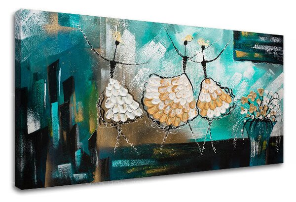 Reproduceri de autor pe pânză DANSATOARE - 60x30 cm