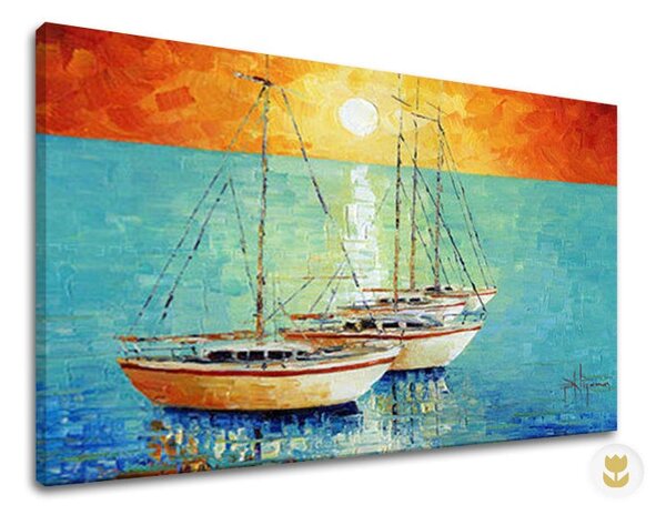 Reproduceri de autori pe pânză VAPOARE - 60x40 cm