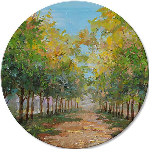 Rotund pictat imagine de inspirație - 60 cm