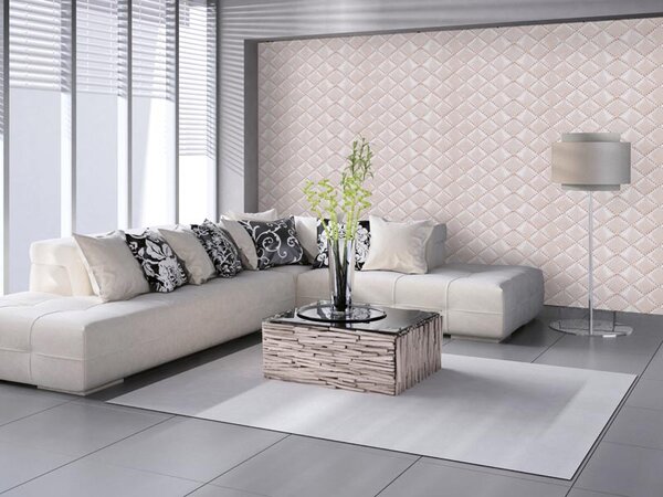Tapet vlies de lux piele crem