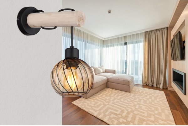 Lampă de perete PAULO 1xE27/15W/230V Globo 15534W