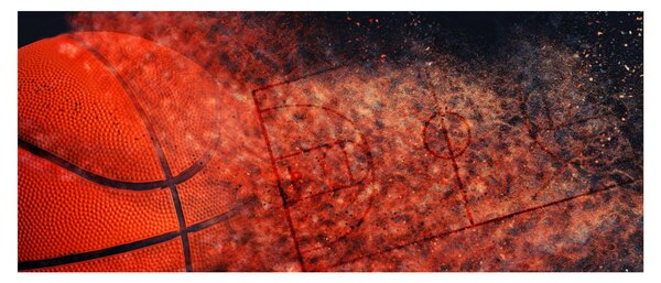 Tablou - Meci de baschet (120x50 cm)