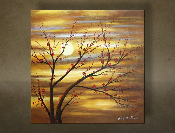 Tablou pictat manual de TREE 1 parte