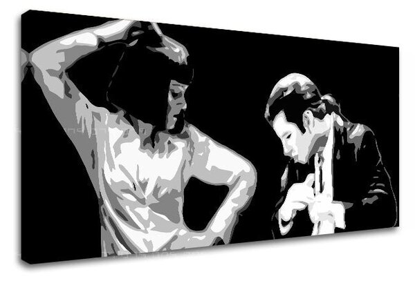 Tablou tipărit POP Art Pulp Fiction 1 parte pulp4 - 80x40 cm