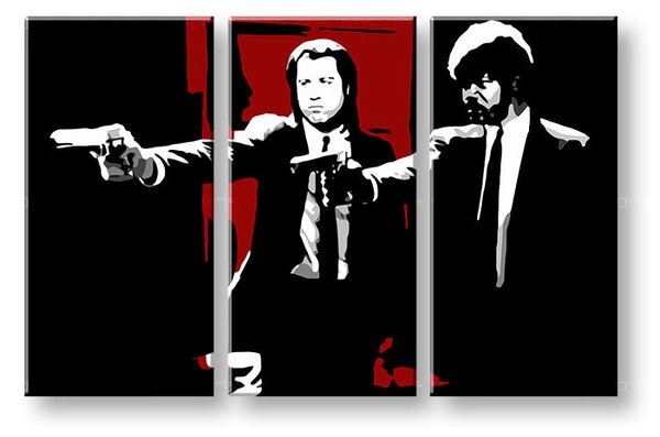 Tablou tipărit POP Art Pulp Fiction 3 părți pulp5 - 60x40 cm