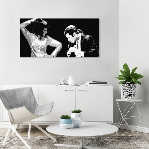 Tablou tipărit POP Art Pulp Fiction 1 parte pulp4 - 80x40 cm