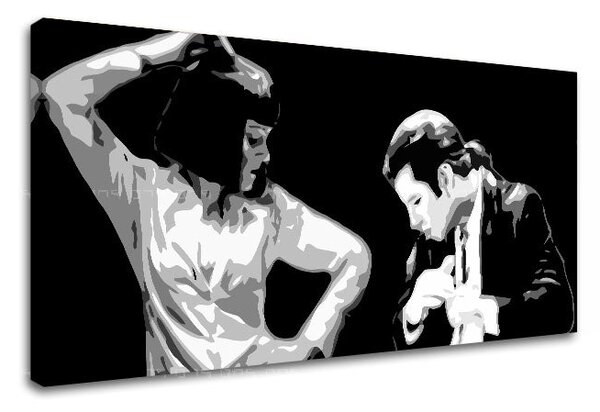 Tablou tipărit POP Art Pulp Fiction 1 parte pulp4 - 80x40 cm