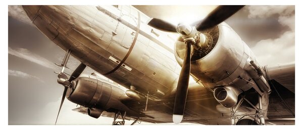 Tablou - Avion (120x50 cm)