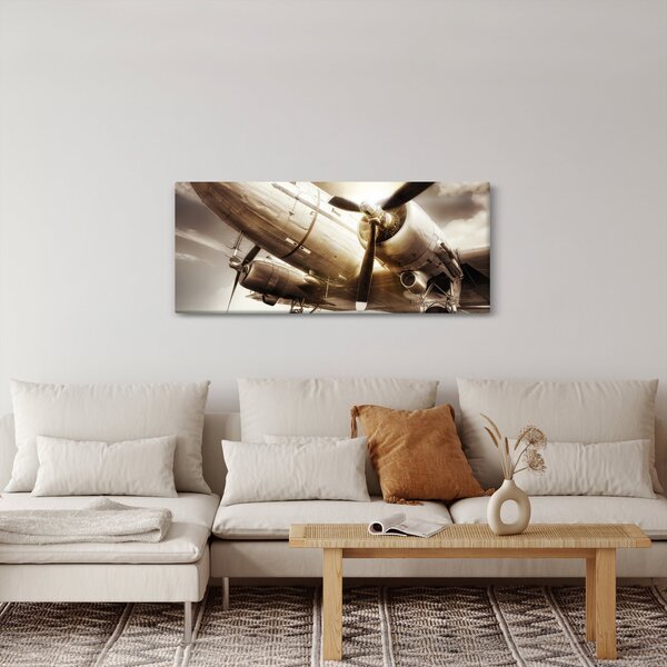 Tablou - Avion (120x50 cm)