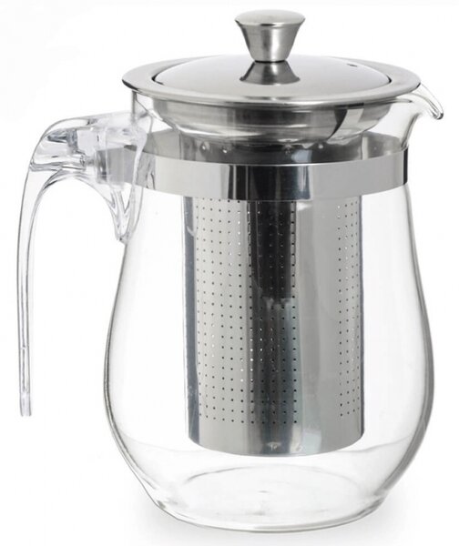 Ceainic din sticla cu infuzor, capacitate 750 ml