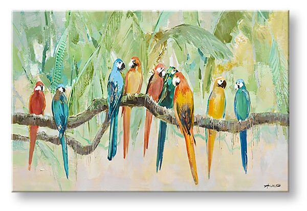 Tablou canvas PAPAGAL 1 - 100x50 cm