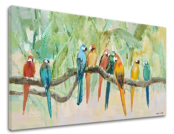 Tablou canvas PAPAGAL 1 - 100x50 cm