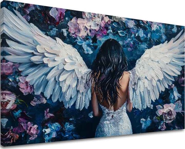 Tablouri cu îngeri Frumusețea din cer | finisată de mâna artistului - 40x60 cm