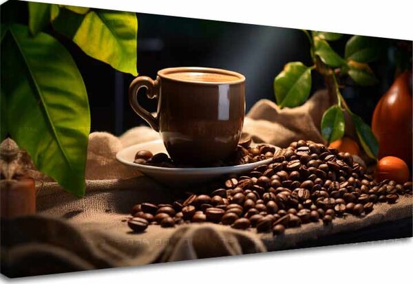 Tablouri de cafea pentru bucătărie Capodoperă Barista - 40x80 cm