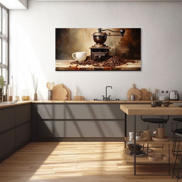 Tablouri de cafea pentru bucătărie Timp de odihnă - 40x80 cm