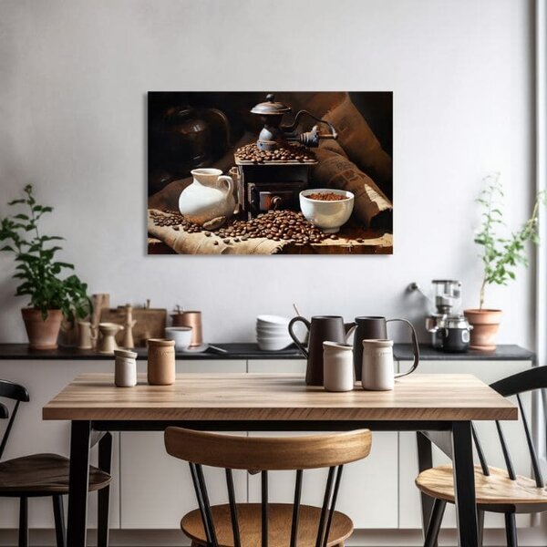 Tablouri de cafea pentru bucătărie Experiență irezistibilă - 40x60 cm