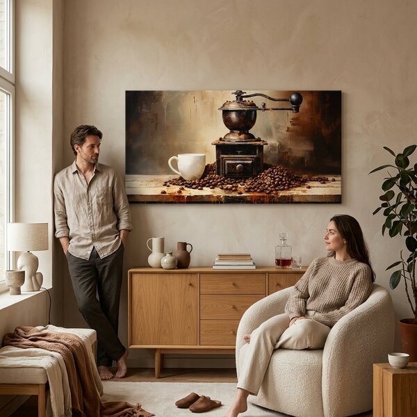 Tablouri de cafea pentru bucătărie Timp de odihnă - 40x80 cm