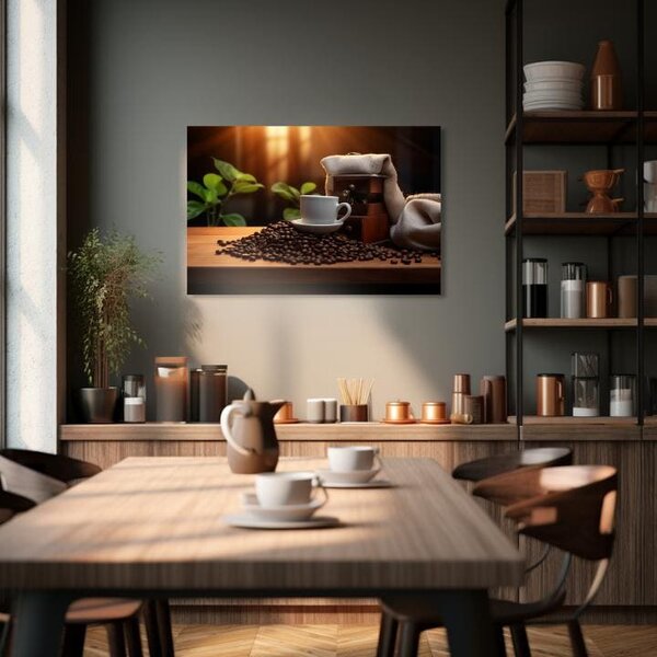 Tablouri de cafea pentru bucătărie Elegance Espressa - 40x60 cm
