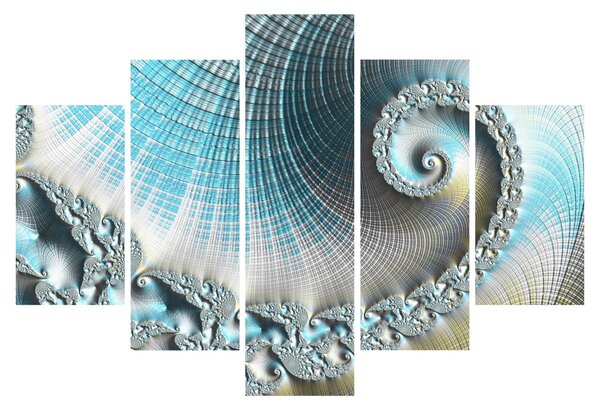 Tablou - Spirale texturate (150x105 cm)