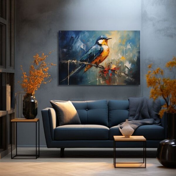 Tablouri păsări Dimineața Songbird - 40x60 cm